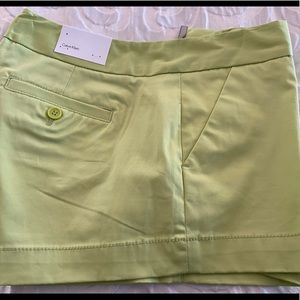 NWT Calvin Klein shorts 6 Lime Green